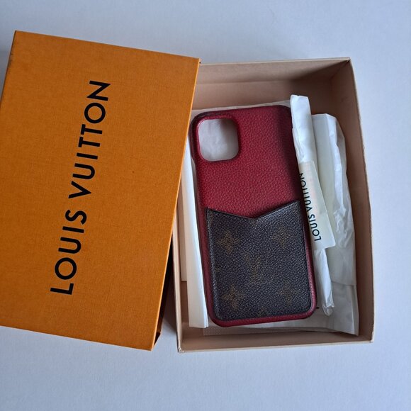 Louis Vuitton Monogram Red Phone Case For IPhone 11 Pro Max - Picture 14 of 14